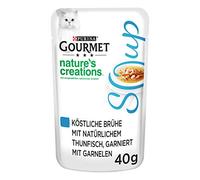 Gourmet PURINA GOURMET Crystal Soup per gatti con tonno naturale e gamberetti, confezione da 32 (32 x 40 g)