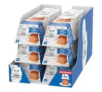 GOURMET Revelations Cibo Umido per Gatti Adulti Mousse con Pesce dell'Oceano 24 Confezione da 57g