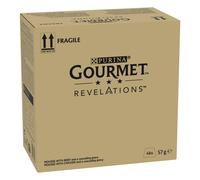 GOURMET Revelations Cibo Umido per Gatti in Mousse, con Pollo e Manzo, 48 Confez
