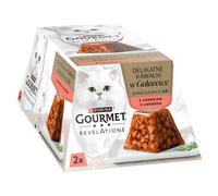 GOURMET Revelations Delicate Pezzetti in Gelatina con Salmone 2x57g