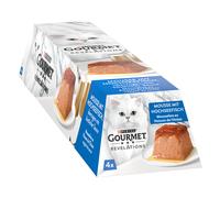 Gourmet Revelations Mousse 4 x 57 g Alimento umido per gatti - Pesce di mare