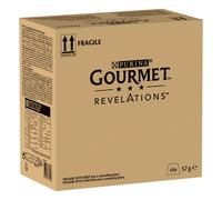 Gourmet Revelations Mousse Pacco misto 48 x 57 g Alimento umido per gatti - Manzo e Pollo
