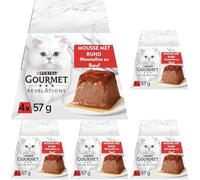 GOURMET Rivelazioni mussola manzo 4 x 57 g (Confezione da 5)