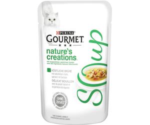Gourmet Soup 64 x 40 g Alimento umido per gatti - Pollo & Verdure