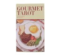 Gourmet Tarocchi Deck, Fortune Divination Cards, 78-Card Set Design, Artistic Culinary Theme, Ideal for Beginners Professionals, Tabletop Reading Game Spiritual Practice Tool