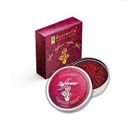 Gourmetia Zafferano in pistilli, Zafferano puro di Prima Qualità 5g - Categoria di Qualità I Superiore