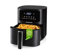 GOURMETmaxx AirGenius - Friggitrice ad aria calda, 4,5 l, friggitrice con 6 funzioni, 8 programmi, mini forno, cibi a basso contenuto di grassi per max. 3 persone, friggitrice ad aria calda con