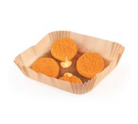 GOURMETmaxx Backpapierschalen per Friggitrice ad aria calda 100er Set 16x16 CM