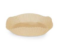 GOURMETmaxx Carta da forno rotonda per friggitrice ad aria calda da 3 a 4 litri, con rivestimento antiaderente e resistente all'olio, carta da forno Airfryer, forma flessibile, 100 pezzi, 16 x 16 x