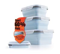 GOURMETmaxx Contenitori Freschi Set Di 4 Contenitori Pieghevoli In Silicone