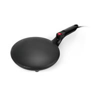 GOURMETmaxx Crepes Maker con piatto per pasta, padella elettrica crepe da 750 W, padella per pancake dolci e salati, piastra per crepe di diametro 20 cm, con rivestimento antiaderente e manico fresco