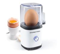 GOURMETmaxx Cuociuova per 1 uovo | Bollitore per uova con tagliauova nel misurino | Egg Cooker - 3 gradi di durezza per il tuo portauovo | Design cuociuova piccolo - parti lavabili in lavastoviglie