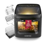 GOURMETmaxx Forno ad aria calda con tetto panoramico e finestra frontale, 12,5 l, friggitrice ad aria calda con 9 funzioni, friggitrice ad aria calda e mini forno in 1 | per max. 8 persone |