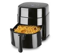 GOURMETmaxx Friggitrice ad aria calda 4,5L - Airfryer 1400W con display digitale a colori, timer, spegnimento automatico e protezione da surriscaldamento, accessori lavabili in lavastoviglie, friggere
