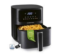 GOURMETmaxx AirGenius - Friggitrice ad aria calda, 4,5 l, friggitrice con 6 funzioni, 8 programmi, mini forno, cibi a basso contenuto di grassi per max. 3 persone, friggitrice ad aria calda con