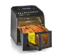 GOURMETmaxx Friggitrice ad aria calda con finestra e tetto panoramico, 7 l, elegante friggitrice ad aria calda con friggitrice e timer, friggitrice con 10 programmi e 7 funzioni, friggitrice ad aria