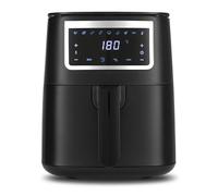 GOURMETmaxx Friggitrice ad aria calda da 4 l, friggitrice con touch screen, 9 funzioni e 8 programmi, mini forno - quasi senza olio | accessori Airfryer lavabili in lavastoviglie