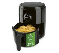GOURMETmaxx Friggitrice ad aria calda digitale, combinazione di forno ad aria calda, barbecue e friggitrice, timer da 60 minuti, spegnimento automatico, 6 programmi, funzionamento facile, 1400 Watt,