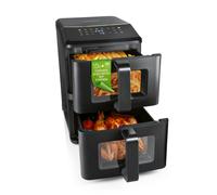 GOURMETmaxx Friggitrice ad aria calda Doppia Camera Airfryer 2x 5L Sync &