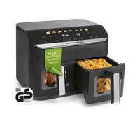 GOURMETmaxx Friggitrice ad aria calda Doppia Camera Airfyer Doppelkorb