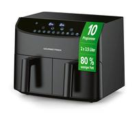 GOURMETmaxx Friggitrice ad Aria Calda Twin Dual Airfryer Doppia Friggitrice 2...