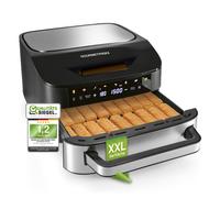 GOURMETmaxx Friggitrice ad aria calda XXL Inserimento 33x33cm Airfryer Forni