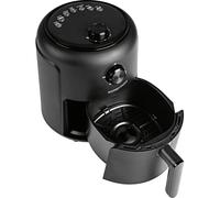 GOURMETmaxx Friggitrice ad aria calda 2,3l | Ideale per friggere, grigliare, arrostire etc. | Preparazione particolarmente povera di grassi | Timer | Spegnimento automatico | 1000W [Nero]