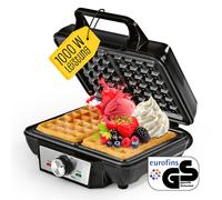 GOURMETmaxx Macchina Per Waffle Belghe Macchina Per Waffle Antiaderente