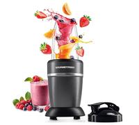 GOURMETmaxx Mixer & Smoothie Maker, 4 pezzi, frullatore elettrico per il picco di vitamina to go, frullatore Nutrition con coperchio a tenuta stagna | Blender Food Processor per frullati & Co.