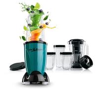 GOURMETmaxx Mr. Magic Mixer | Smoothie Maker con confezione di accessori XXL | 18 pezzi | Frullatore con coperchi a tenuta stagna per la conservazione del fresco | Per frullati, smoothies ecc.