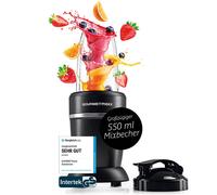 GOURMETmaxx Nutrition Mixer Smoothie Maker Frullatore Tritatutto 500ml 1000W