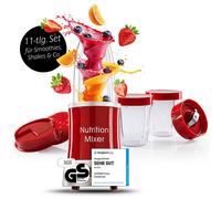 GOURMETmaxx Nutrizione Mixer Acciaio Inox Smoothie Maker Set Incl. Bicchiere &