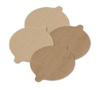 GOURMETmaxx Pellicola per cottura continua 2 in 1 per friggitrici ad aria calda, 4 pezzi, utilizzabile come carta da forno continua, tappetino da forno continuo ritagliabile con linguette, lavabile in