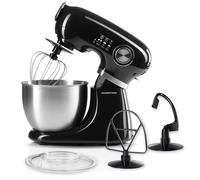 GOURMETmaxx Robot da cucina Impasto Mixer K-Net Macchina Nero 5L Inox Ciotola