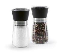 GOURMETmaxx Set di 2 macinasale e pepe | Macinaspezie con meccanismo in ceramica regolabile | Macinazione facile di spezie ed erbe | Volume di riempimento 180 ml | Facile da pulire e riempire