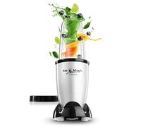GOURMETmaxx Smoothie Maker incl. Tazza To-Go | Mini frullatore con 8 programmi, senza BPA | Tazza lavabile in lavastoviglie e a prova di perdite | 400 Watt [Edizione argento]