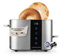GOURMETmaxx Tostapane 2 Fette Doppio Slot Toast Pane Tostatore Con Display Touch