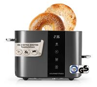 GOURMETmaxx Tostapane 2 Fette Doppio Slot Toast Pane Tostatore Con Display Touch