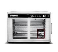 Gourmia French Door Digital Air Fryer Oven - XL 37QT Capacity, 12 Presets, FryForce 360° Tech, Dehydrate, Proof, Slow Cook, Fits 13” Pizza, 1700W, Stainless Steel