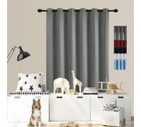 GOUSUN Isolamento Termico e Tende Oscuranti 170 x 190 cm Resistente Al Freddo Tende a Pannello Antivento Adatto per La Cucina, Grigio Chiaro