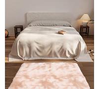 GOUTUI Pelo Lungo Tappeti Antiscivolo 130 x 300 cm Parte Inferiore Antiscivolo Shaggy Tappeti Morbido Moderno Soffice e Super Morbido Adatto per Soggiorno Camera da Letto e Cameretta, Beige