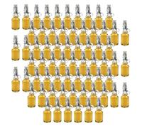 gouveo Set da 66 bottiglie in vetro da 40 ml con manico e chiusura a leva - Mini bottiglietta da riempire - Piccola bottiglia con manico per liquori, olio (BF040H)