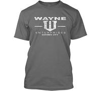 GOUyaer Wayne Enterprises Men's Short Sleeve T-Shirt Dark Size M