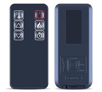 GOUYESHO Nue Telecomando di ricambio compatibile con Klarstein decorativo camino con fiamme a LED, camino elettrico 10038383 10038384 10038385 10038386 10038387 10038388