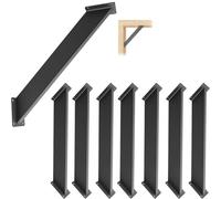 GOUZIBHD Kit per Pergola Kit Staffa per Connettore per Carichi Pesanti,Staffa di Supporto per Angolo di 45 Gradi,Supporto per Rinforzo Angolare per Carichi Pesanti per Gazebo(Size:8 PCS)