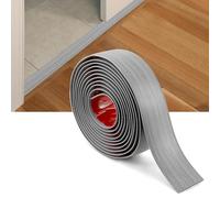 GOUZIBHD Striscia di Transizione Autoadesiva in PVC, Riduttore di Sovrapposizione per Soglia, Striscia di Soglia in Laminato, Transizione per Pavimenti in Vinile, Soglia per Porte(Size:2m/6.56ft)