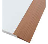 GOUZIBHD Striscia Divisoria in PVC,Rampa per Soglia in Rovere Giallo,Striscia di Transizione Autoadesiva,Riduttore per Bordi Sovrapposti,Triscia di Transizione da Moquette Piastrelle(Size:2m/6.56ft)