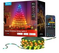 Govee 20M Luci di Natale da Esterno e Interno, Decorazioni di Halloween e Natale, 200 LEDs Luci RGBWIC con Tecnologia di Shape Mapping e AIGC Intelligente, 130+ Modalità di Scena Dinamica, Cavi Verdi
