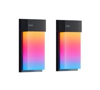 Govee Applique da Esterno RGBIC, 1500LM Smart Lampada da Esterno con 45 Modalità di Scena, IP65 Impermeabile, Effetti di Luce fai da te, Funziona con Alexa, Google Assistant e Matter, 2 Pezzi
