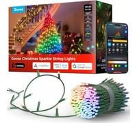Govee Christmas Sparkle String Lights, Luci RGBWIC da 20M con 250 LEDs | Decorazioni Natalizie per Interni, Oltre 140 Modalità di Scena, Controllo APP Intelligente con Alexa